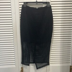 Nicholas size 4 lace pencil skirt